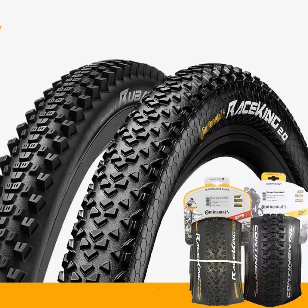 Mountain bike folding outer tyre with 180 TPI casing, shown in yellow or white, suitable for off-road cycling
