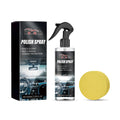 100ml car interior cleaner bottle and separate sponge applicator for refurbishment
