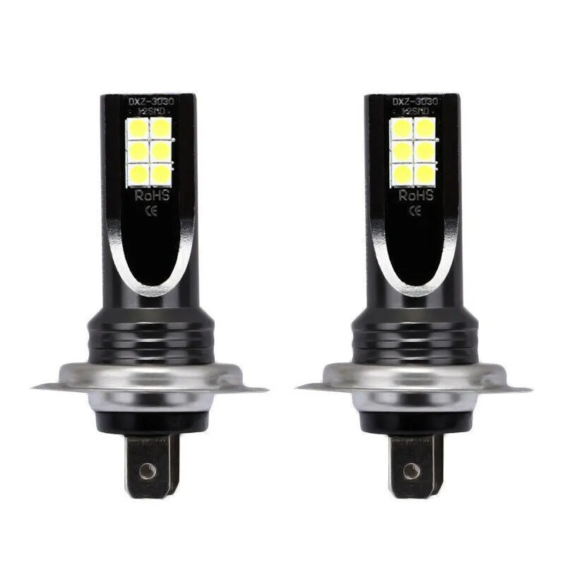 H7 LED fog light with aluminium housing and 12 SMD beads for car fog lamp upgrade