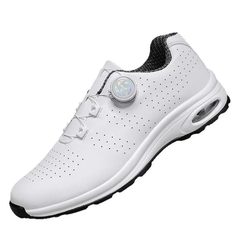 Low-top casual shoes in black with mesh upper, composite sole, and lace-up front closure on a neutral background