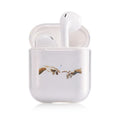 Transparent protective cover for Apple AirPods and AirPods Pro cases with visible cutouts
