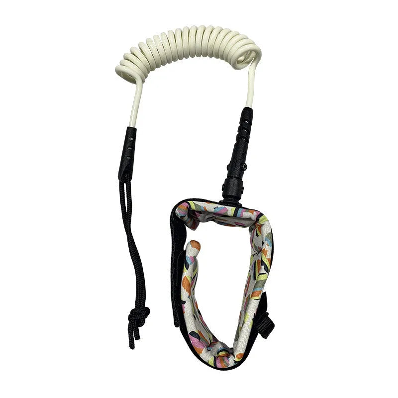 High elastic surfboard hand holding rope with 50kg tension capacity for secure board attachment
