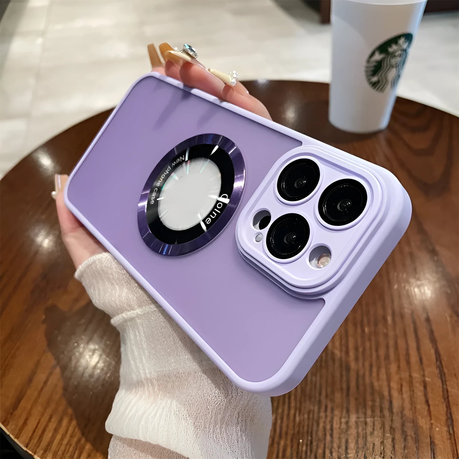 Frosted magnetic protective phone case for Apple iPhone 15 models in multiple colour options.