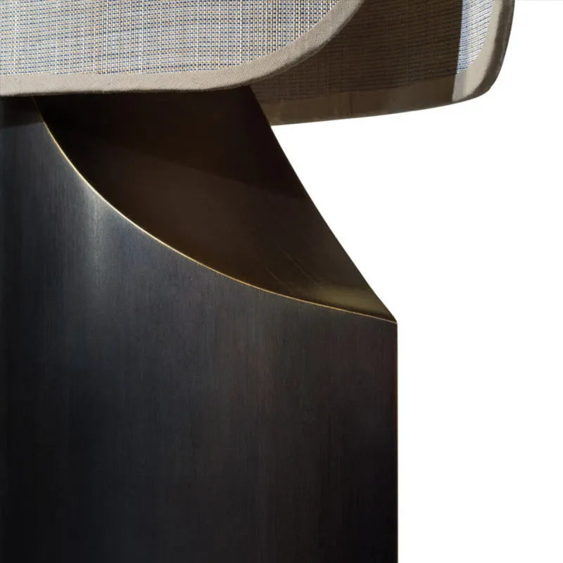 New Chinese style resin table lamp, 28x13x52cm, 220V US plug, single desk lamp