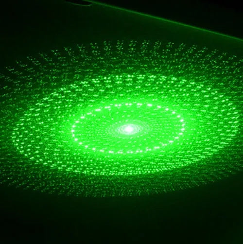 USB car star laser projection light for interior atmosphere, 5V-12V, in blue green purple red and mix colour options