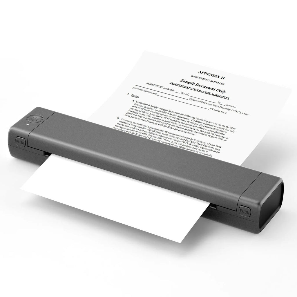 Phomemo M08F A4 portable wireless thermal printer in multiple colour options
