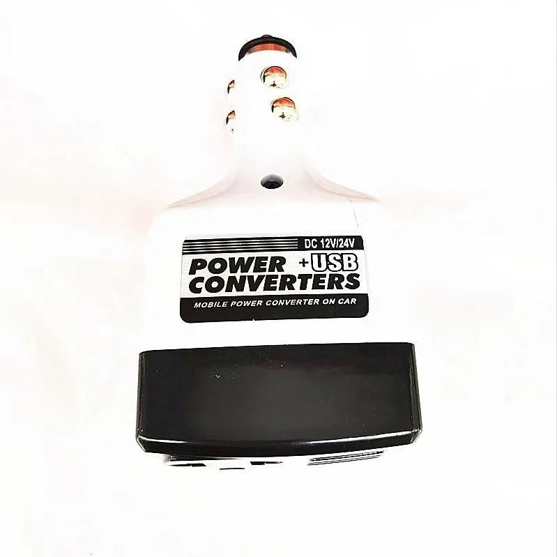 Car cigarette lighter charger with USB port for mobile phone charging