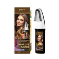 Black Wine Red Brown Easy Coloring Comb hair dye with 200ml bottle and comb applicator for even colour distribution