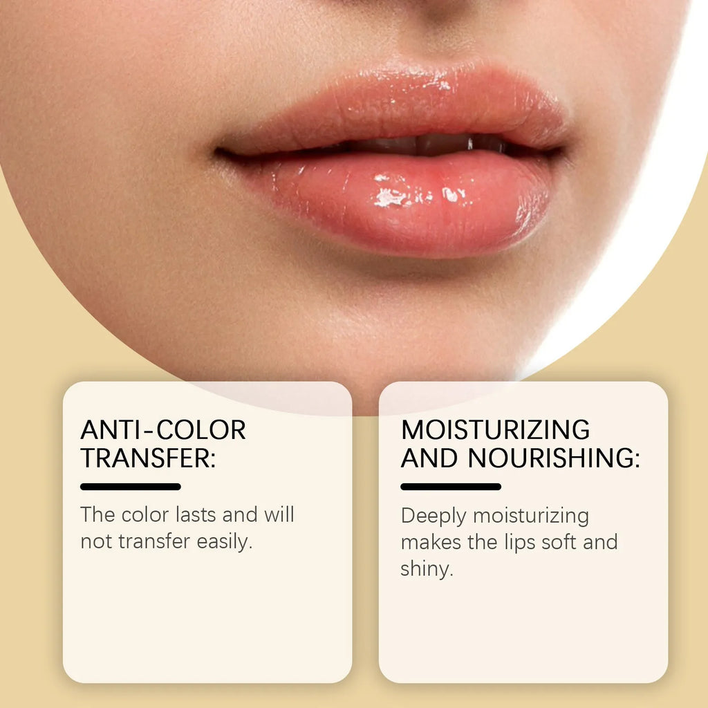 Pale green colour changing lipstick bullet that moisturises and turns pink on the lips.