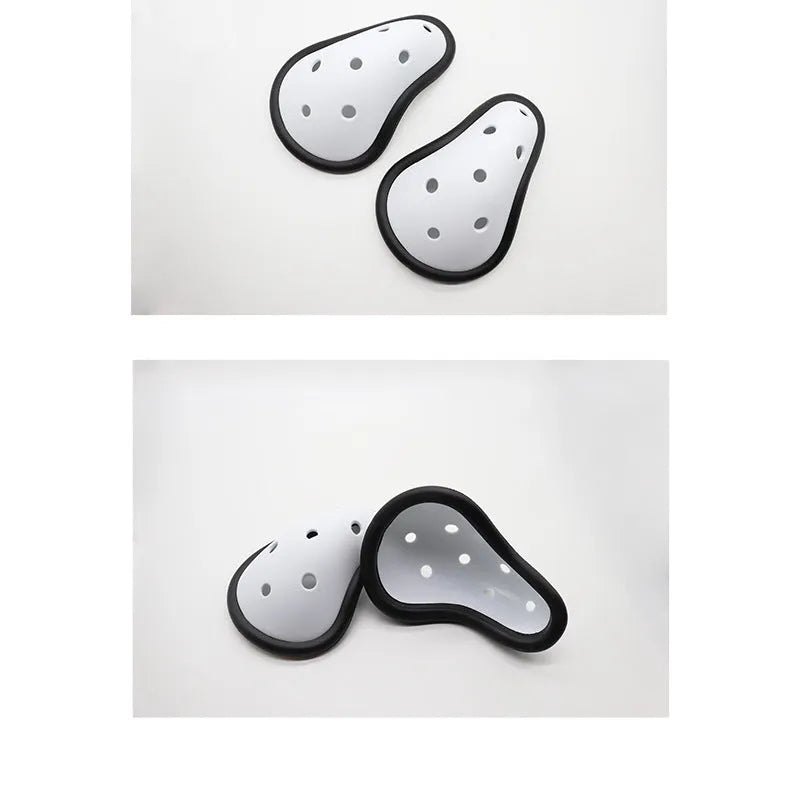 Rubber genital protector for hockey, rugby, boxing, Sanda, and fighting sports in adult and children's sizes