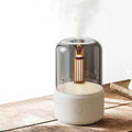USB-powered aromatherapy diffuser with flickering candle simulation, operating below 36dB noise level for quiet spaces up to 10 square metres with 120ml water capacity