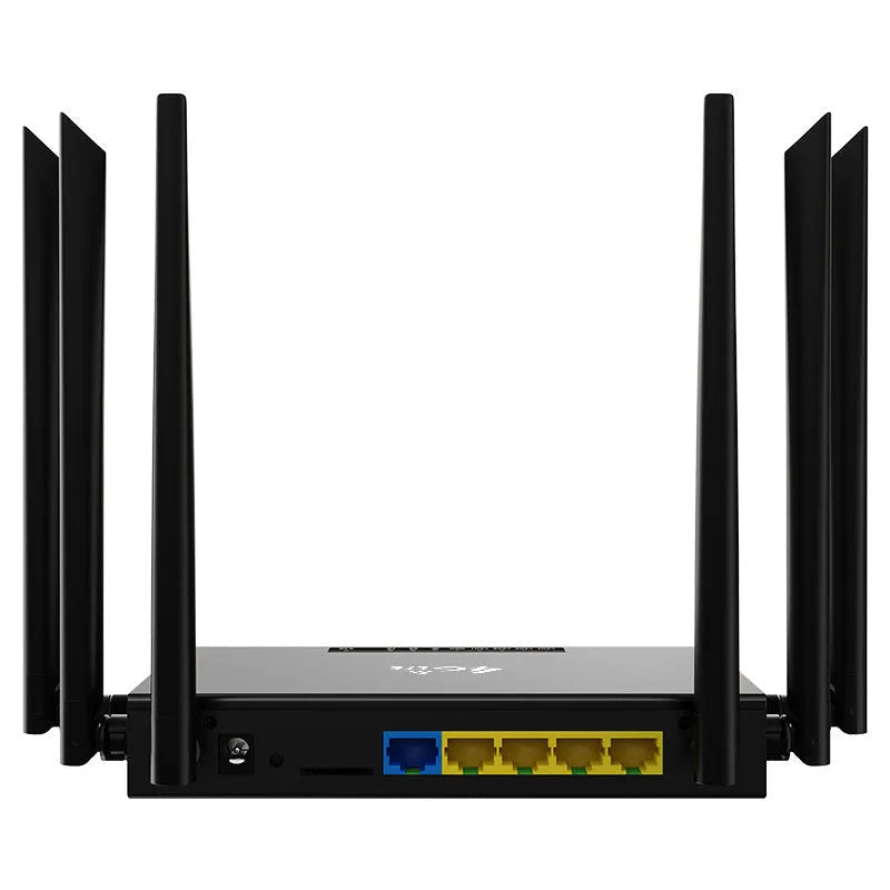 Industrial metal 4G router with dual power options and optional twin antennas
