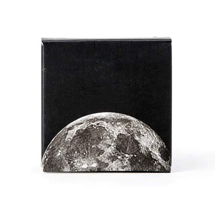 Black moon phase and calendar planet decorative stickers on a sheet, 45 pieces for planners