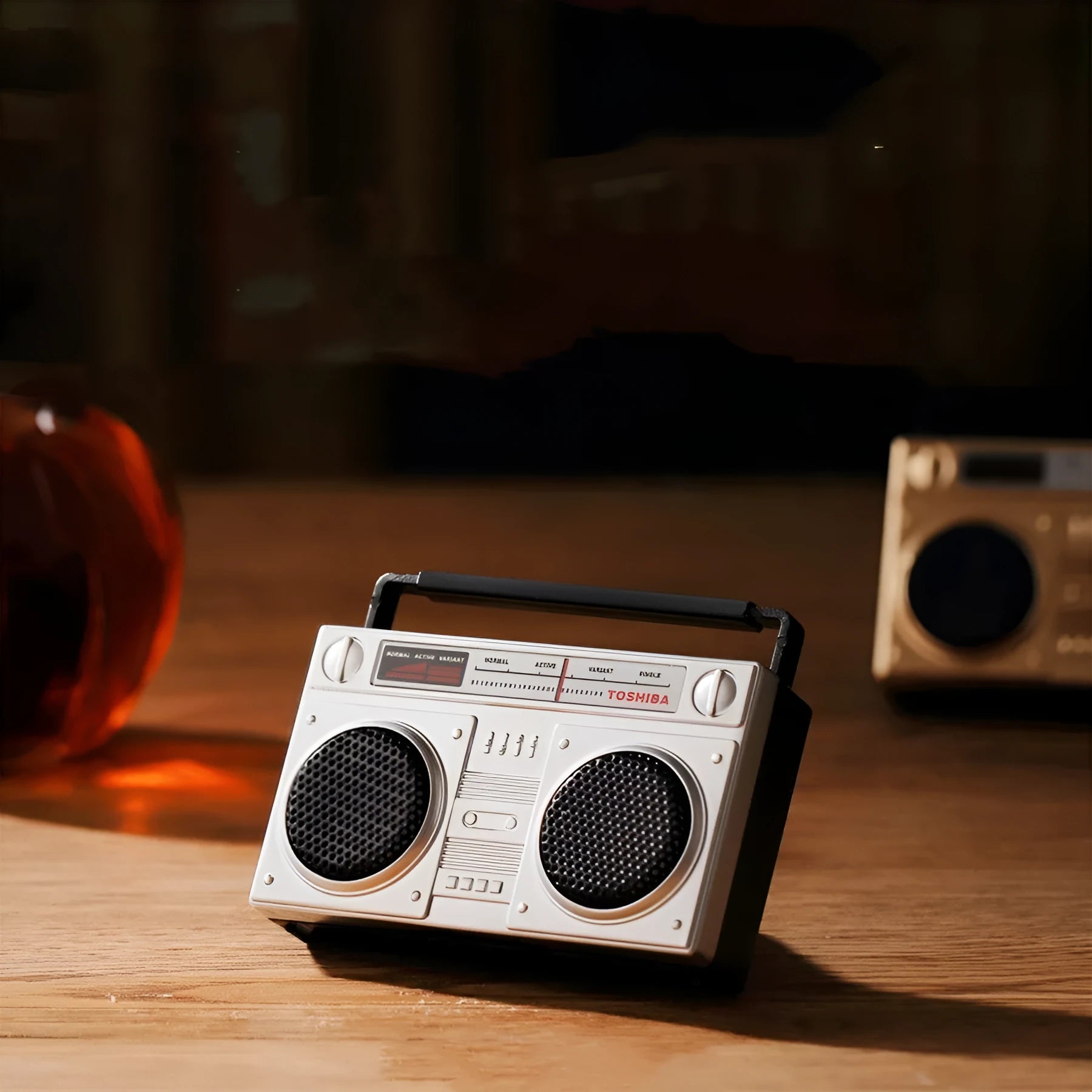 Retro cassette design car air vent diffuser in gold or silver zinc alloy