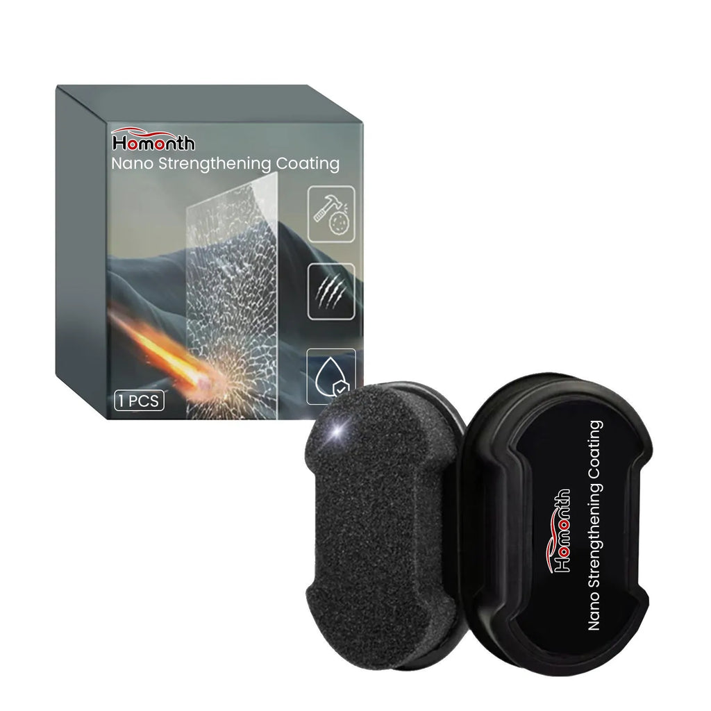 Car cleaning sponge mop for windshield and automotive glass brightening applications