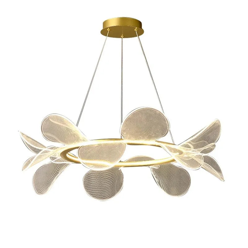 Italian minimalistic art chandelier with iron frame and acrylic shade, available in 50cm, 80cm, and 78cm formats