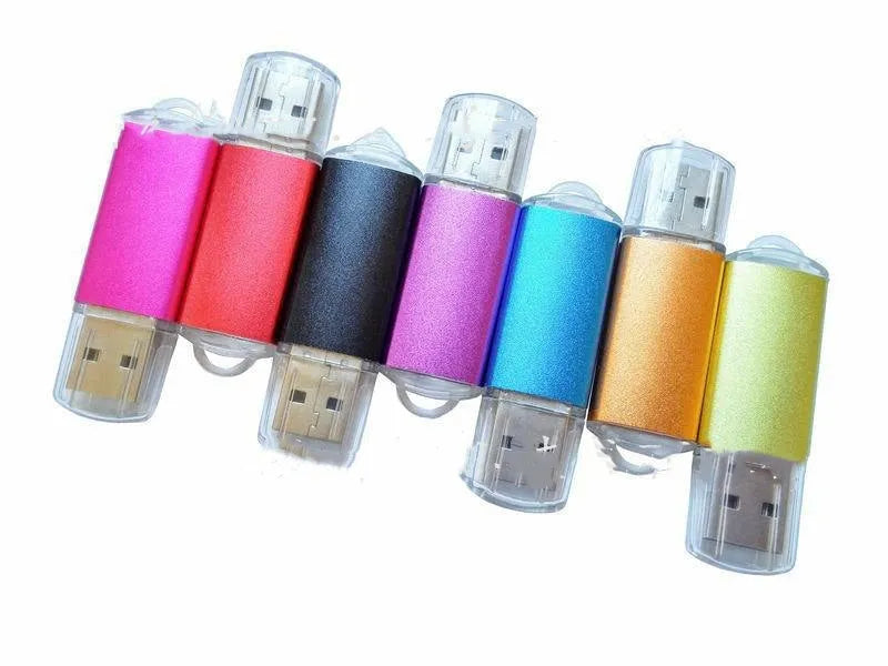 Software encryption USB dongle with metal shell in seven colours including black, blue, gold, green, purple, red, and rose red