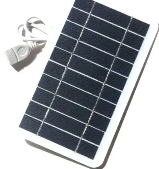 2W 5V portable solar panel charger with USB output cable