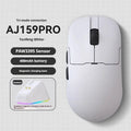 AJ159 gaming mouse in Yunfeng White colour with compact design and Teflon foot patches