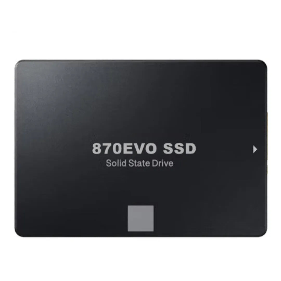 Samsung 870 EVO 2.5-inch SATA III solid-state drive for internal computer storage upgrade.