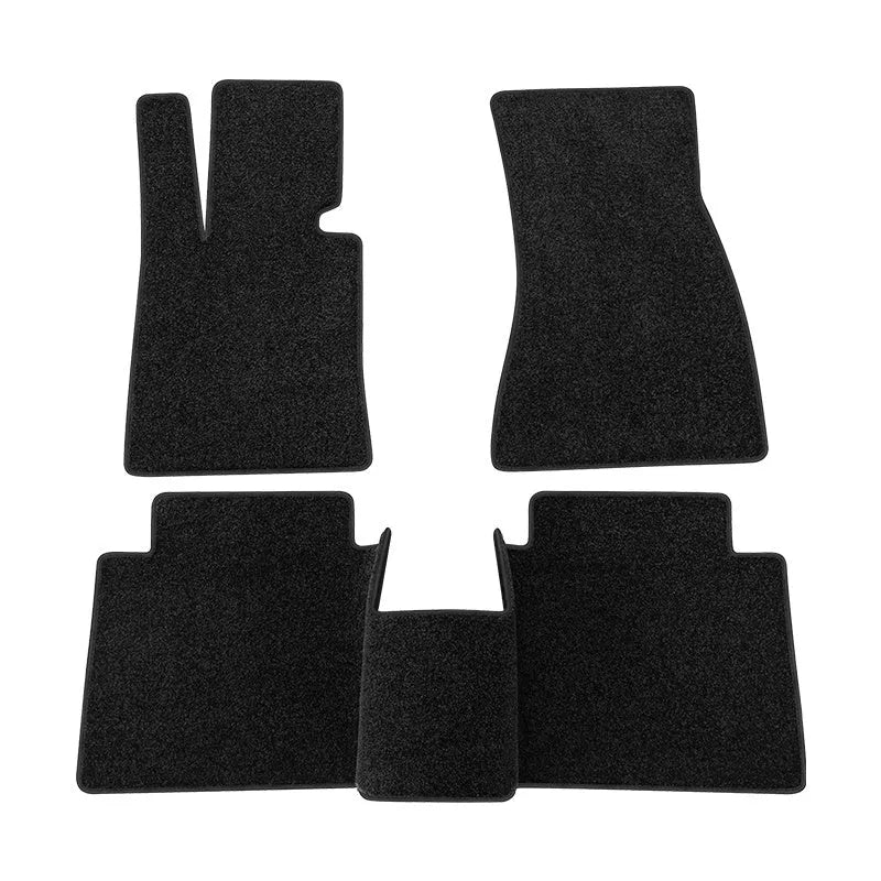 Mazda car floor mats PVC 3-piece set with non-slip cashmere blanket backing in black, grey, coffee, cognac, wine red or blue