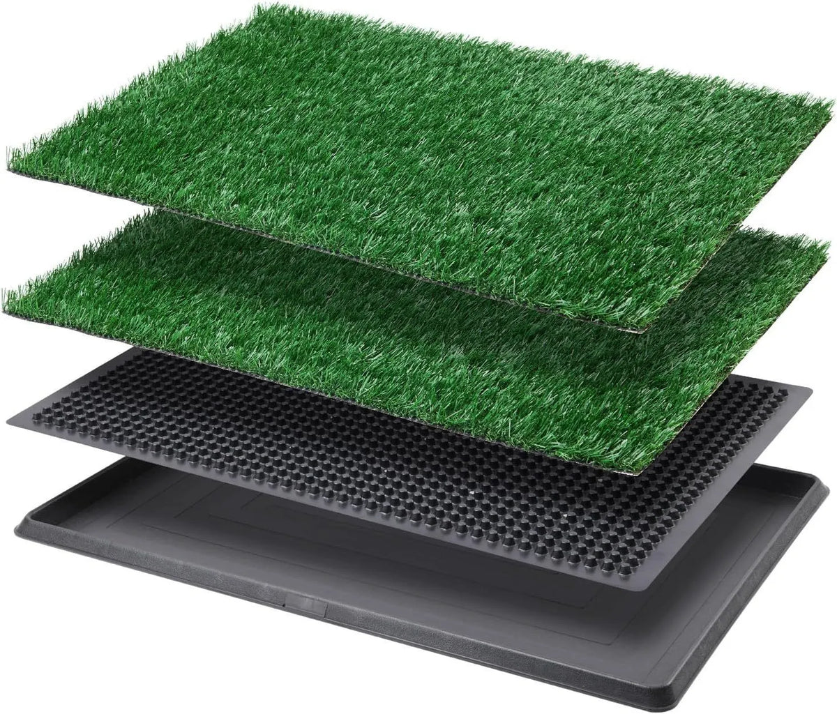 Particle dog toilet emulational lawn in PE, small 40.6 x 51cm, medium 51 x 64cm, large 51 x 76cm