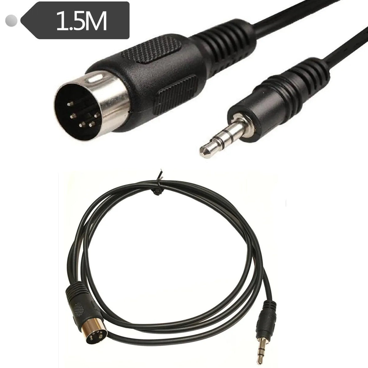 3.5mm audio plug rotary wiring cable with bare copper core and copper wire, single audio line