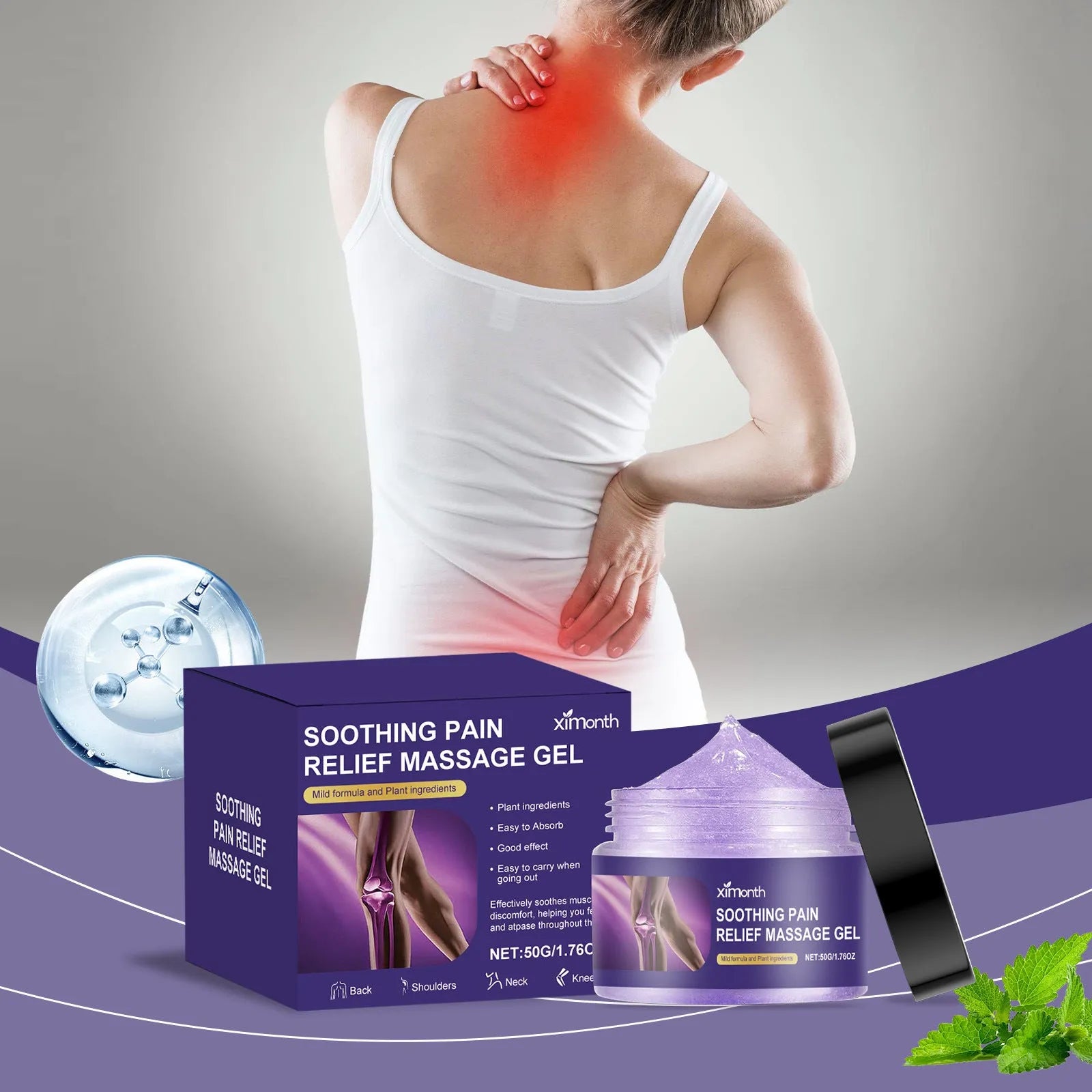 50g tube of Apply Body Joint Care Gel for joint discomfort relief