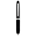 EVA Metal Cap Mini Ballpoint Pen with metal body, 1.0mm tip, and seven colour options on white background