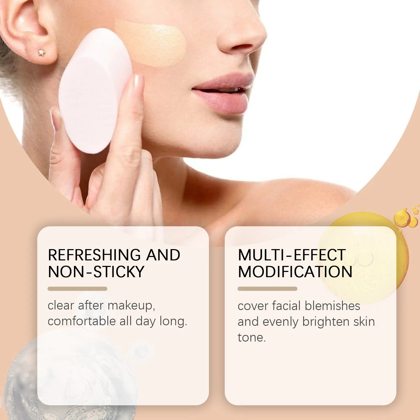 A 3.5ml tube of liquid foundation concealer for medium skin tones with a moisturising formula.
