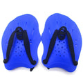 Swimming training paddles in multiple colours with adjustable wrist straps for freestyle stroke technique improvement
