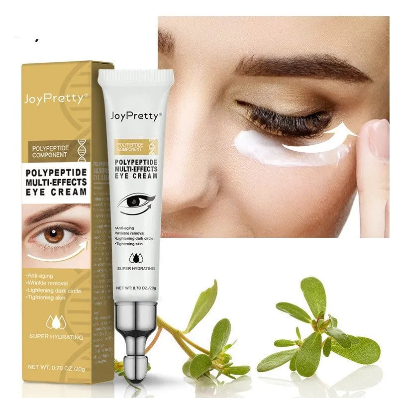 Anti Dark Circle Eye Cream jar with 20g peptide formula for reducing puffiness and lightening dark circles