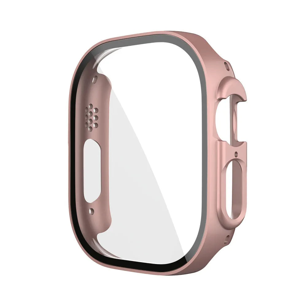 PC tempered film watch case protector in multiple colours and sizes for smartwatch protection