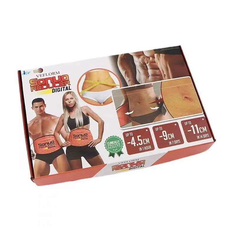 Hot compress waist support belt with sauna massage function for yoga and adult use