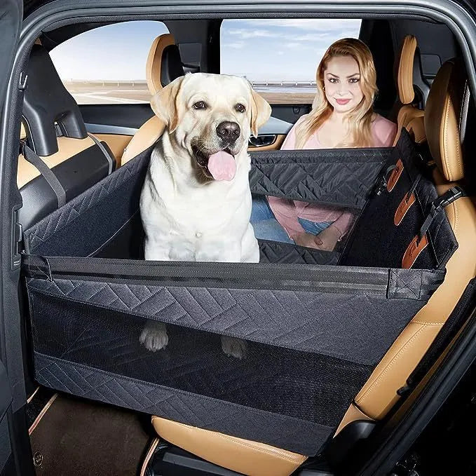 Water resistant cloth dog bed with removable cover in grey colour