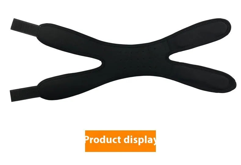 One pair of protective sports knee pads designed for shock absorption during basketball and football.