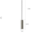 Cement rod marble chandelier with adjustable height mechanism for commercial and residential lighting