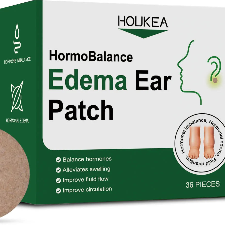 Edema Ear Patch pack of 36 tablets with wormwood, aesculus chinensis, dandelion root and yam extract