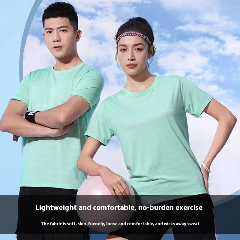 Crystal Silk round neck T-shirt in solid colour on size chart background