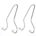 Stainless steel diamond car seat hook with ball hook bracket and rhinestone decoration