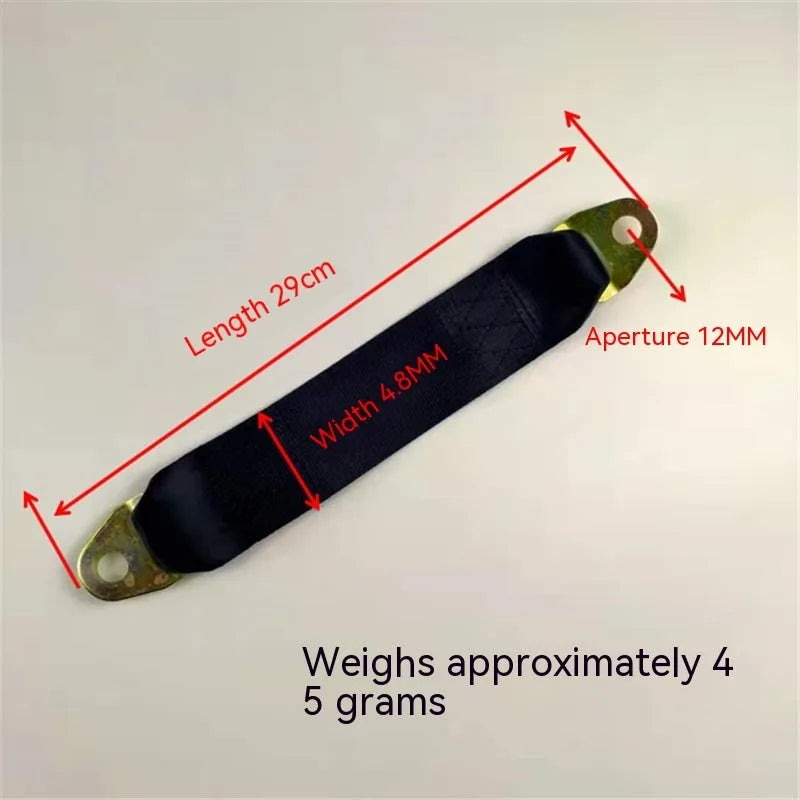 Electric door limit fixing strap replacement part for vehicle doors in three style options