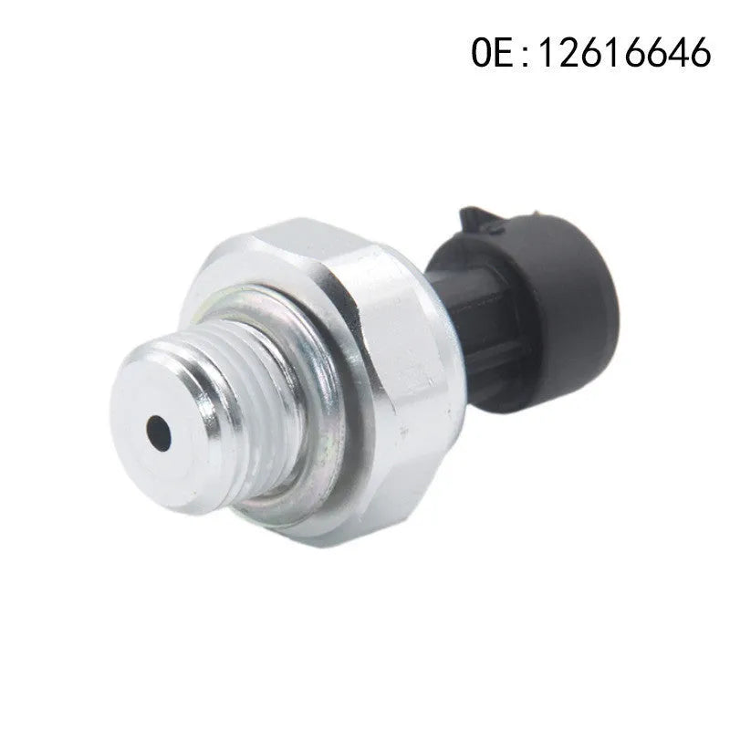 Silver metal fuel pressure sensor with model numbers 12616646 12677836 D1846A visible