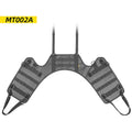 Black polyester motorcycle fuel tank mount base measuring 100×40cm with expanded size to 100×41cm