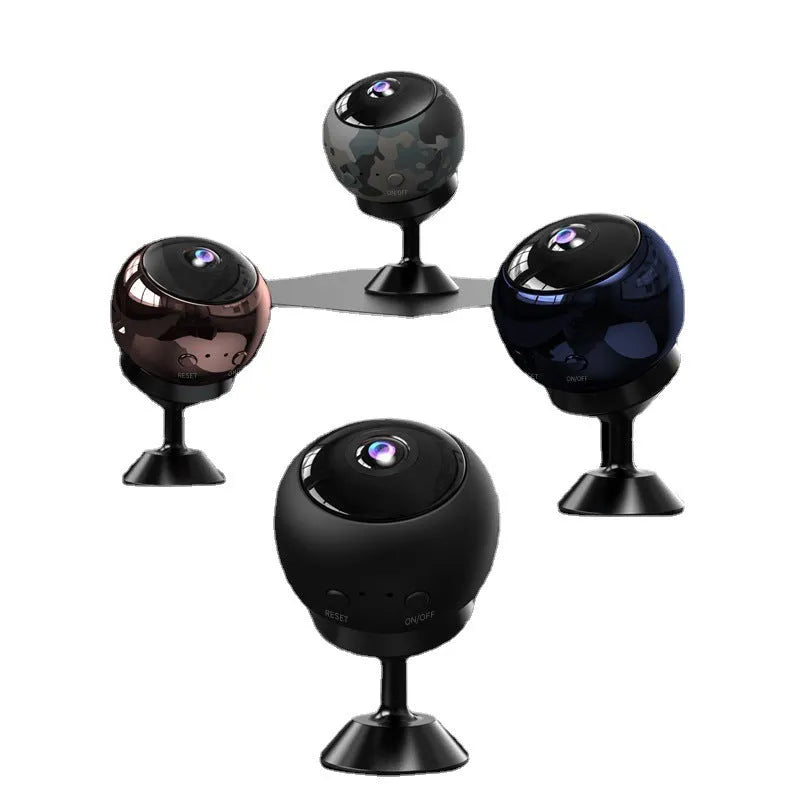 1080p wireless WIFI surveillance camera with wide 3.6° lens and ABS housing, includes USB cable