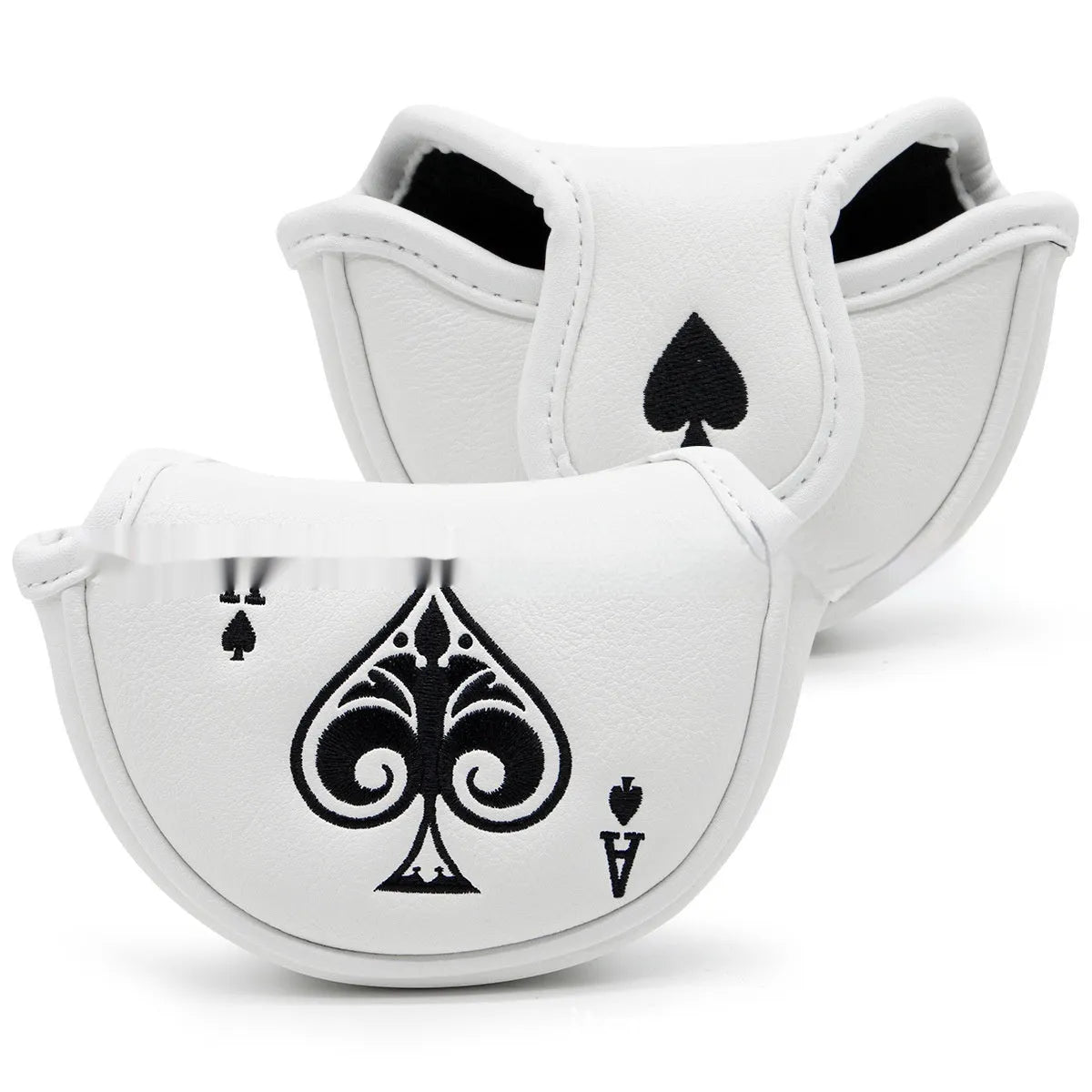 PU golf putter sleeve in one of three colour options showing single-piece construction