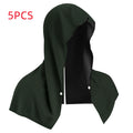 Polyester sports headscarf 60x30cm in grey, charcoal black, royal blue, sky blue, rose red, green, or pure black for sun protection.