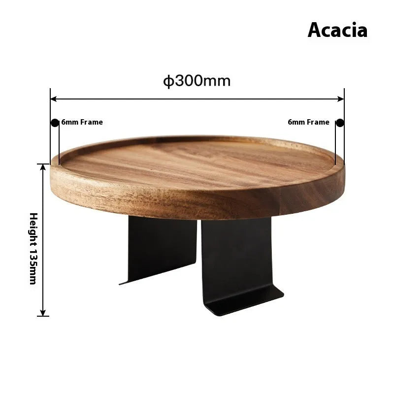 Wooden sofa arm tea cup tray with removable bracket for drink and remote storage