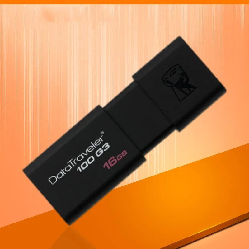 Black ABS sliding USB flash drive for mobile phone and computer, available in 16GB to 512GB capacities