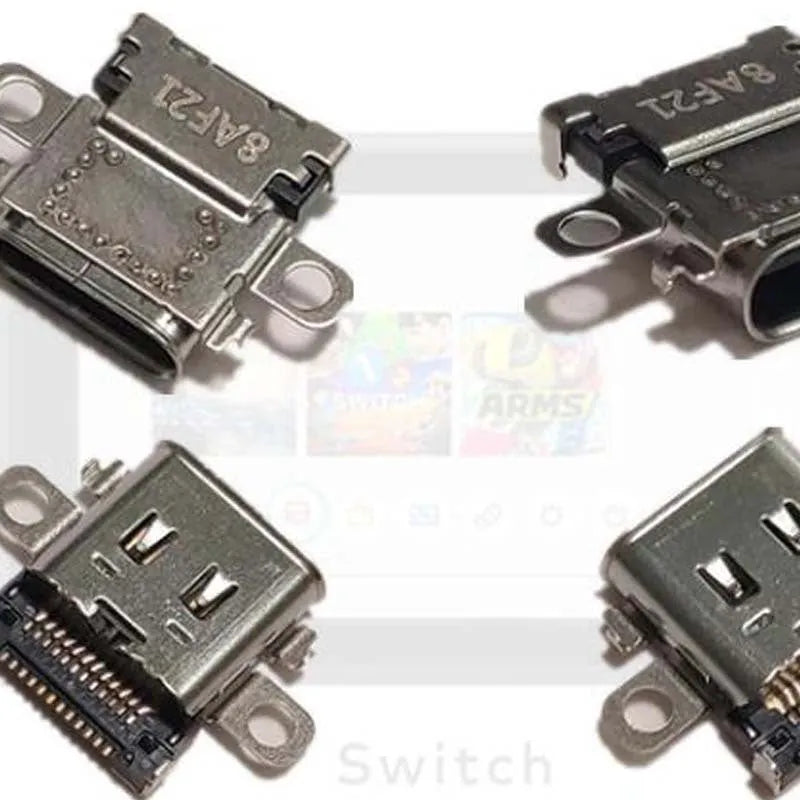 Original Nintendo Switch power charging port component for console repair