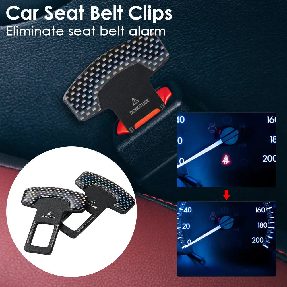 Lock Tongue key chain bottle opener with 2.1cm buckle pick head in frosted carbon fibre finish